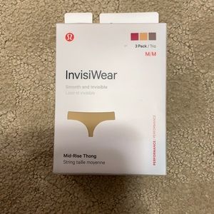 Invisiwear mid rise thong